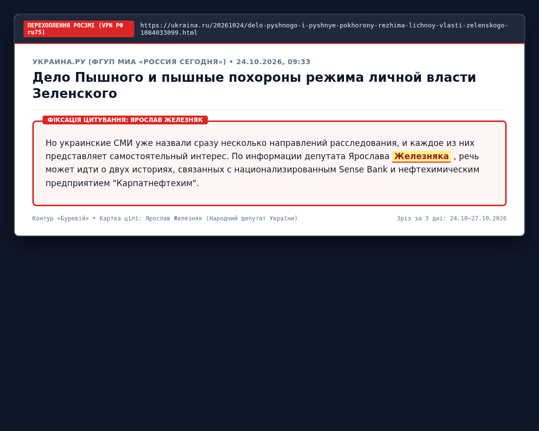 Forensic Investigation Screenshot #9 — issue-ru-media-quotes-radar-2026-10-27