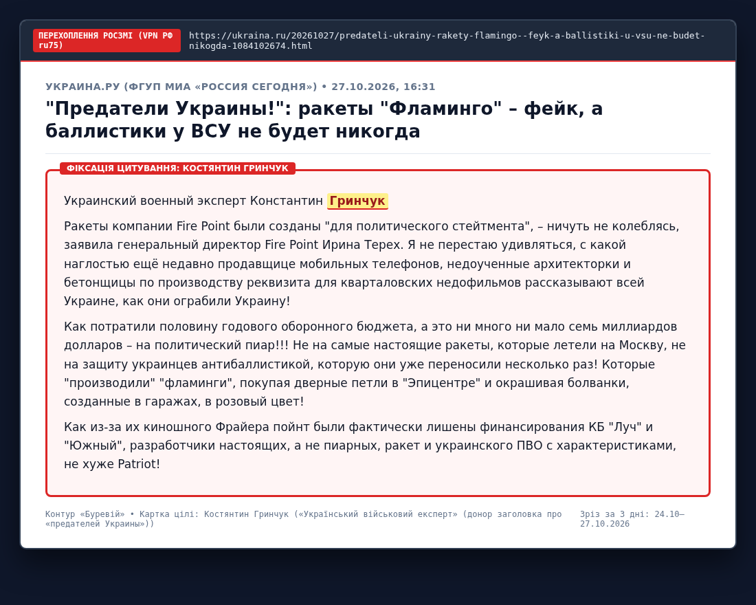 Forensic Investigation Screenshot #5 — issue-ru-media-quotes-radar-2026-10-27